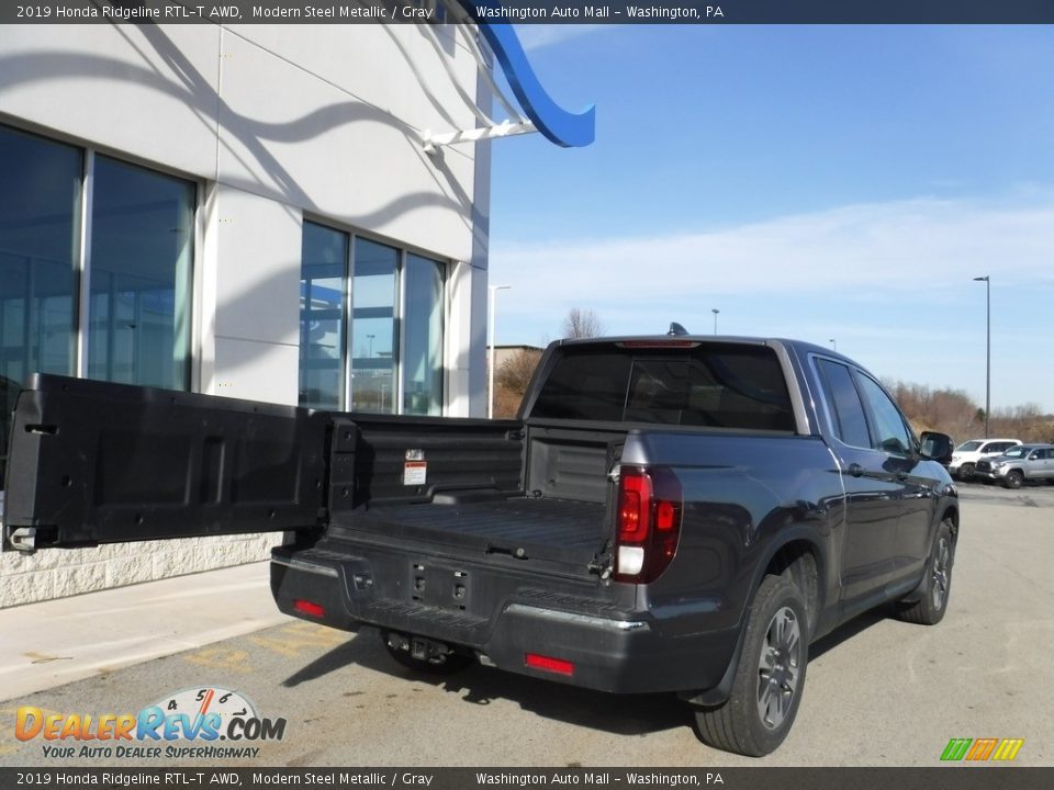 2019 Honda Ridgeline RTL-T AWD Modern Steel Metallic / Gray Photo #14