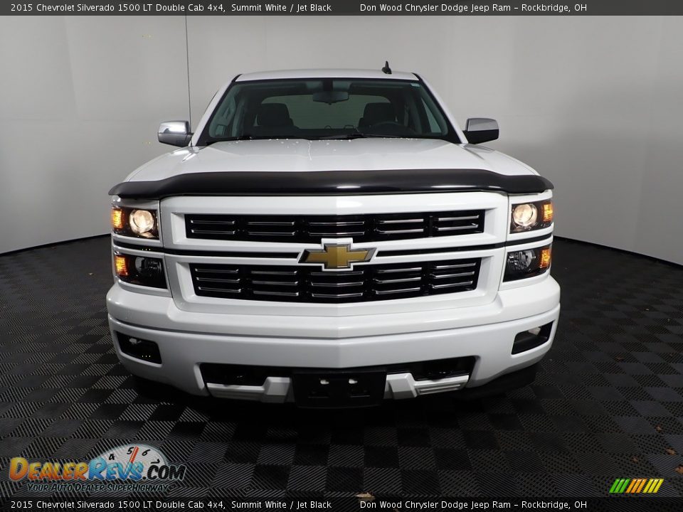 2015 Chevrolet Silverado 1500 LT Double Cab 4x4 Summit White / Jet Black Photo #4