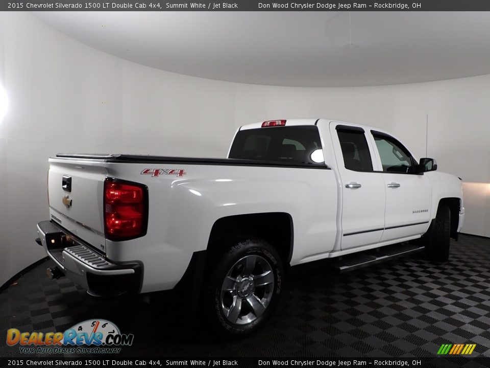 2015 Chevrolet Silverado 1500 LT Double Cab 4x4 Summit White / Jet Black Photo #10