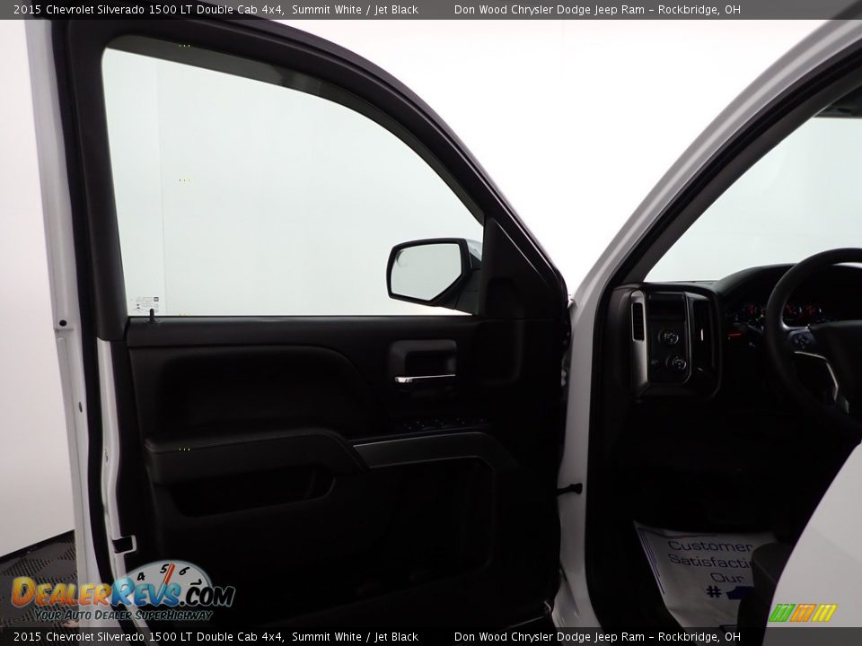 2015 Chevrolet Silverado 1500 LT Double Cab 4x4 Summit White / Jet Black Photo #11