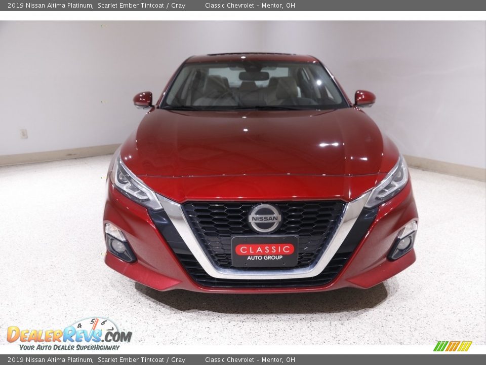 2019 Nissan Altima Platinum Scarlet Ember Tintcoat / Gray Photo #2