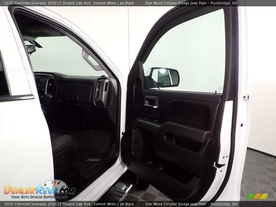 2015 Chevrolet Silverado 1500 LT Double Cab 4x4 Summit White / Jet Black Photo #25