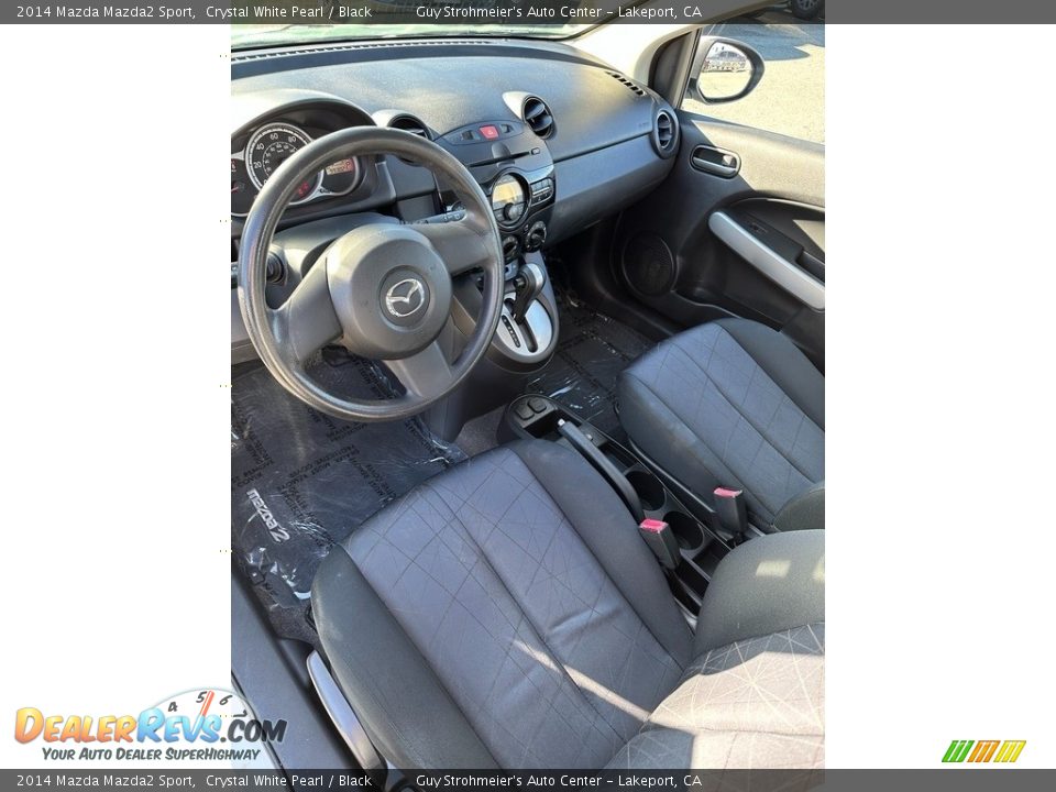 Black Interior - 2014 Mazda Mazda2 Sport Photo #7