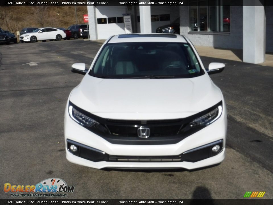 2020 Honda Civic Touring Sedan Platinum White Pearl / Black Photo #5