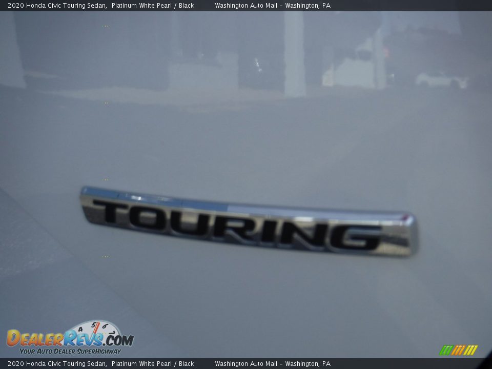2020 Honda Civic Touring Sedan Platinum White Pearl / Black Photo #11