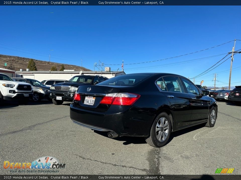 2015 Honda Accord LX Sedan Crystal Black Pearl / Black Photo #3