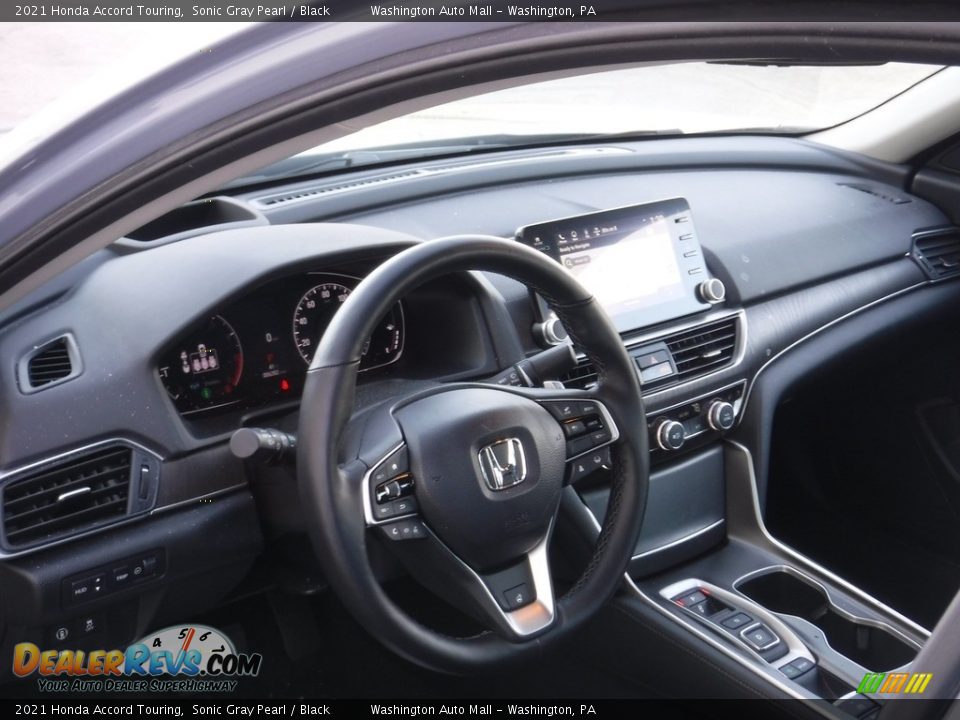 2021 Honda Accord Touring Sonic Gray Pearl / Black Photo #13