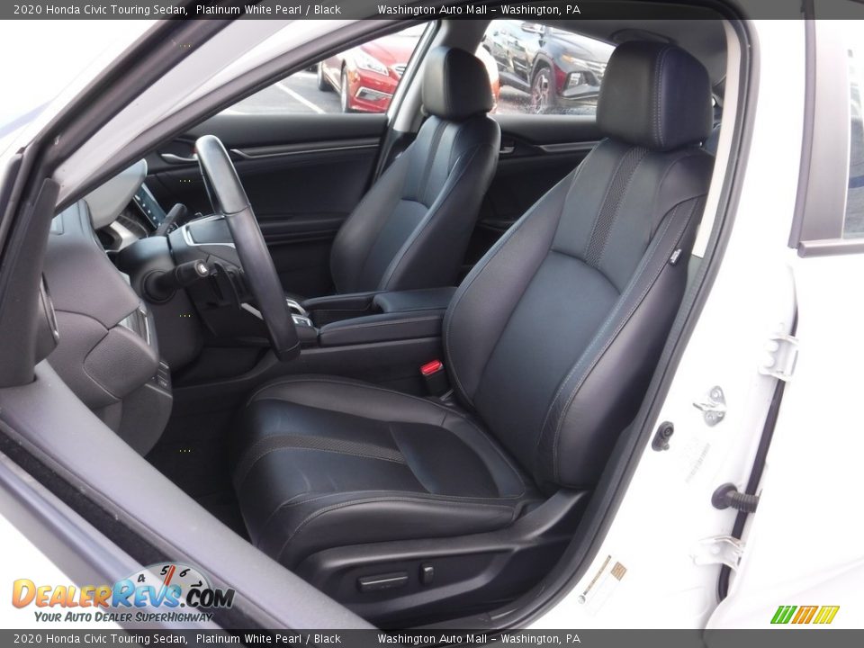 2020 Honda Civic Touring Sedan Platinum White Pearl / Black Photo #15