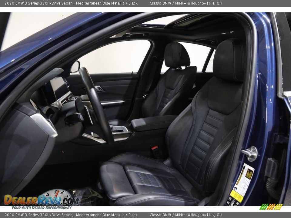 2020 BMW 3 Series 330i xDrive Sedan Mediterranean Blue Metallic / Black Photo #5