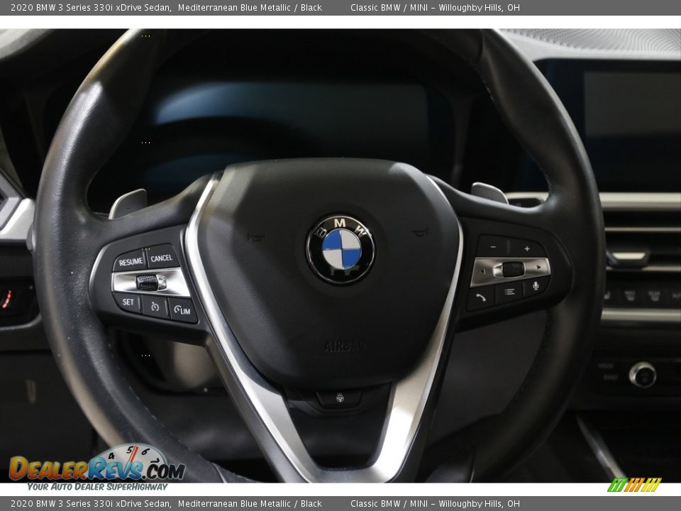 2020 BMW 3 Series 330i xDrive Sedan Mediterranean Blue Metallic / Black Photo #7