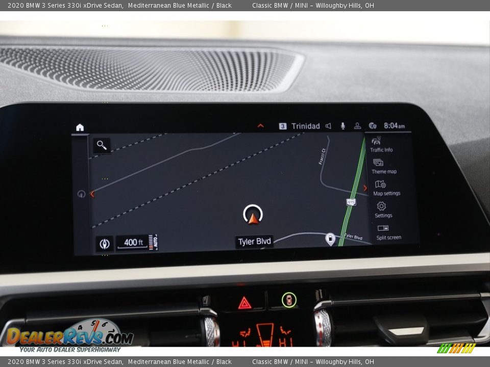 2020 BMW 3 Series 330i xDrive Sedan Mediterranean Blue Metallic / Black Photo #10