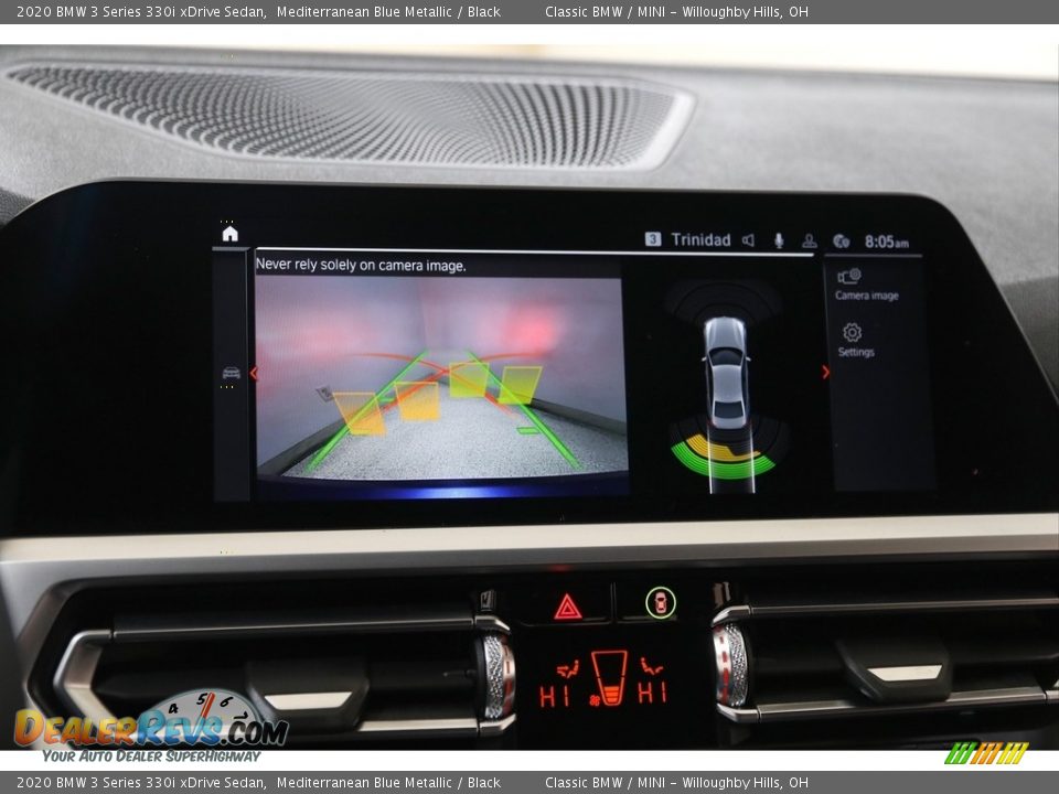 2020 BMW 3 Series 330i xDrive Sedan Mediterranean Blue Metallic / Black Photo #15