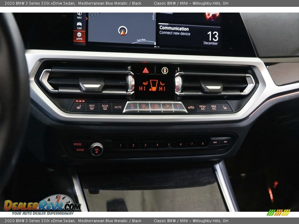 2020 BMW 3 Series 330i xDrive Sedan Mediterranean Blue Metallic / Black Photo #16