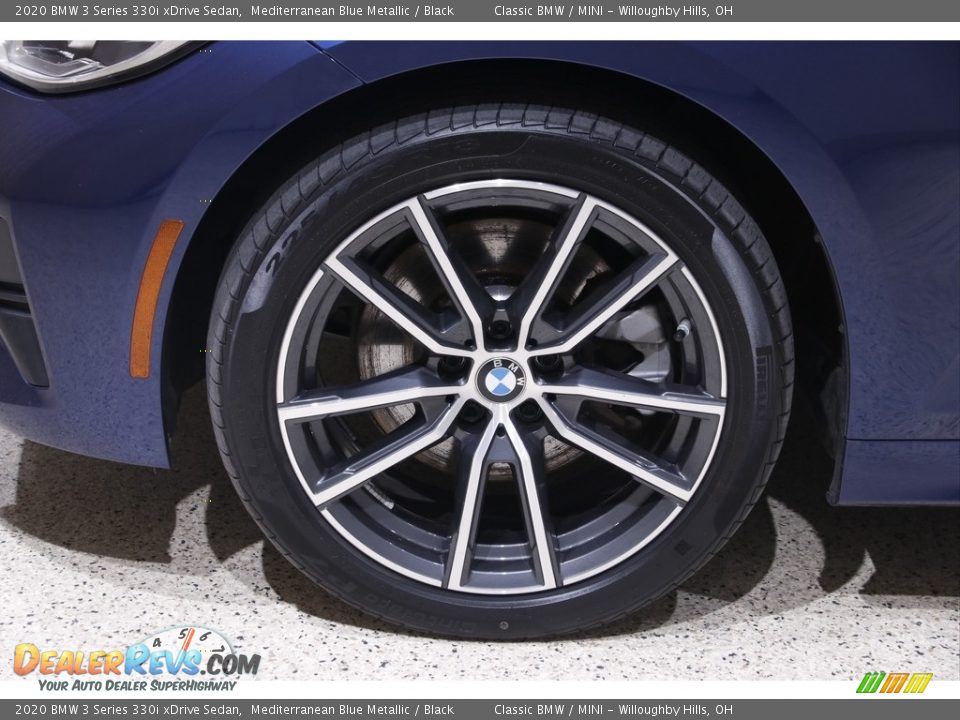 2020 BMW 3 Series 330i xDrive Sedan Mediterranean Blue Metallic / Black Photo #25