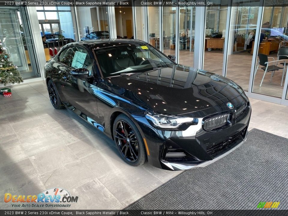 Black Sapphire Metallic 2023 BMW 2 Series 230i xDrive Coupe Photo #1