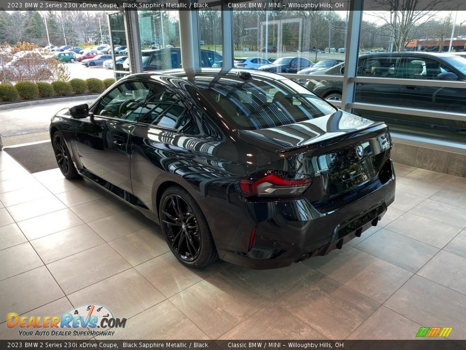 Black Sapphire Metallic 2023 BMW 2 Series 230i xDrive Coupe Photo #2