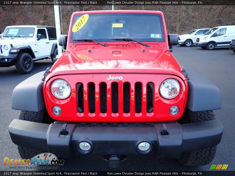 2017 Jeep Wrangler Unlimited Sport 4x4 Firecracker Red / Black Photo #9