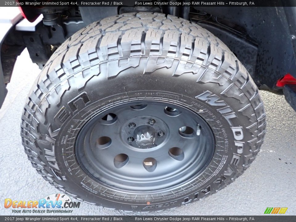 2017 Jeep Wrangler Unlimited Sport 4x4 Firecracker Red / Black Photo #10