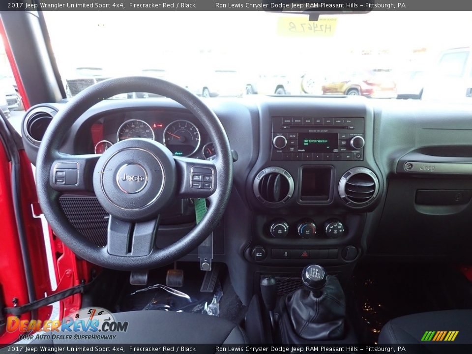 2017 Jeep Wrangler Unlimited Sport 4x4 Firecracker Red / Black Photo #13