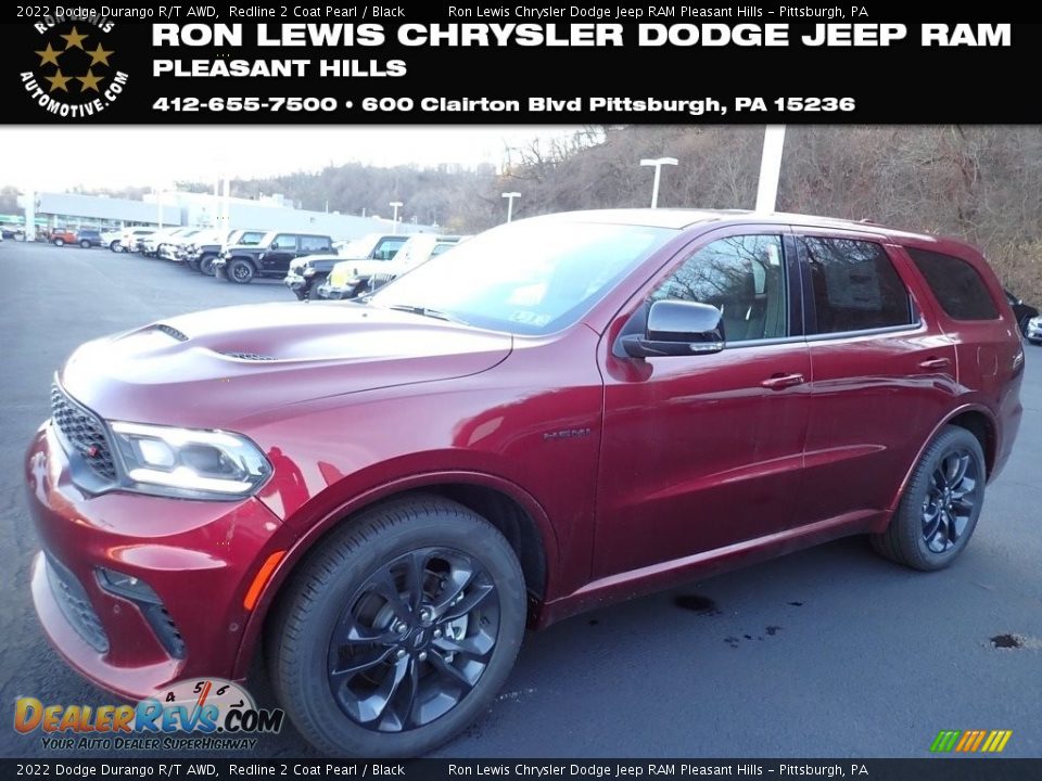 2022 Dodge Durango R/T AWD Redline 2 Coat Pearl / Black Photo #1