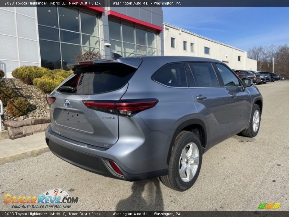 2023 Toyota Highlander Hybrid LE Moon Dust / Black Photo #9