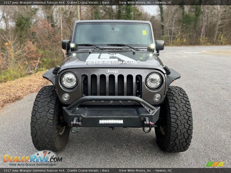 2017 Jeep Wrangler Unlimited Rubicon 4x4 Granite Crystal Metallic / Black Photo #3