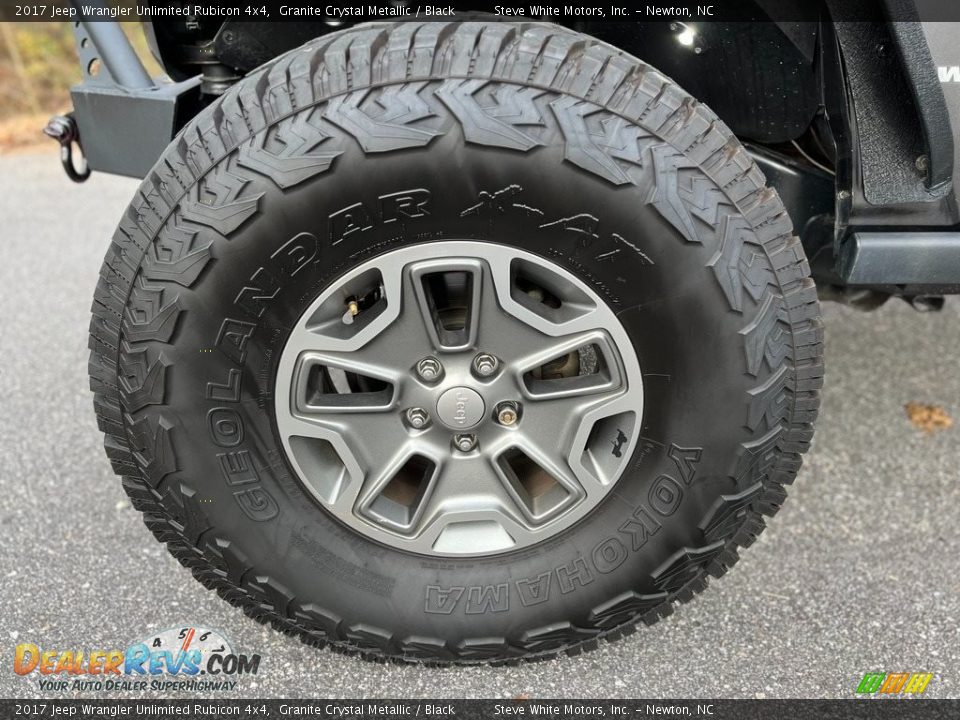 2017 Jeep Wrangler Unlimited Rubicon 4x4 Granite Crystal Metallic / Black Photo #10