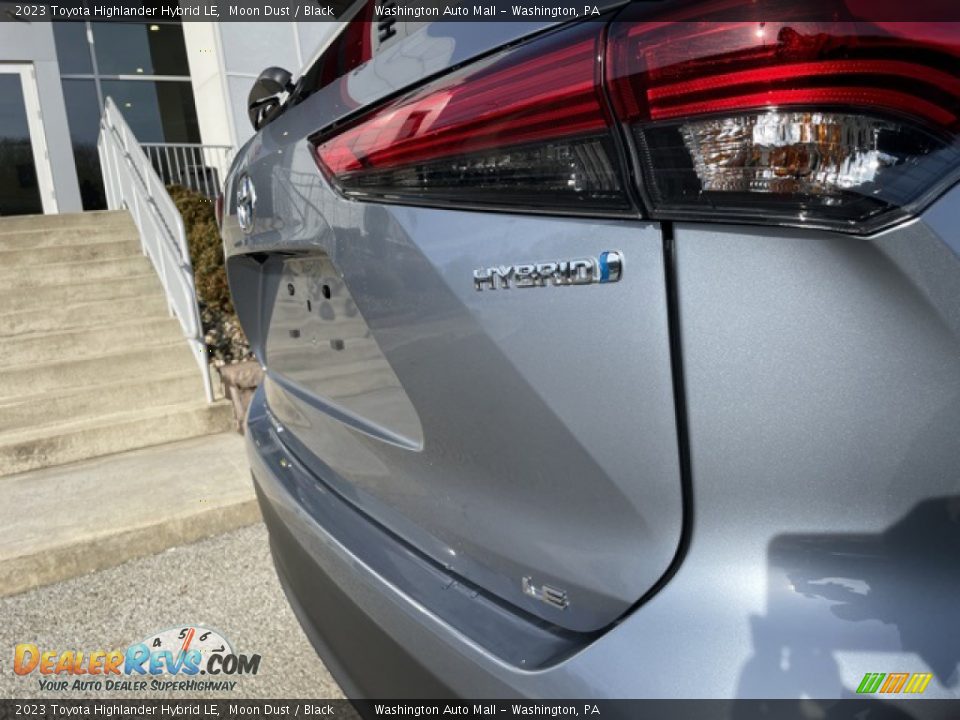 2023 Toyota Highlander Hybrid LE Moon Dust / Black Photo #23