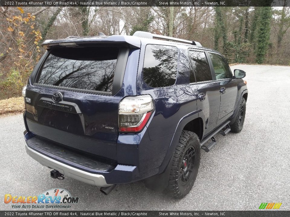 2022 Toyota 4Runner TRD Off Road 4x4 Nautical Blue Metallic / Black/Graphite Photo #7