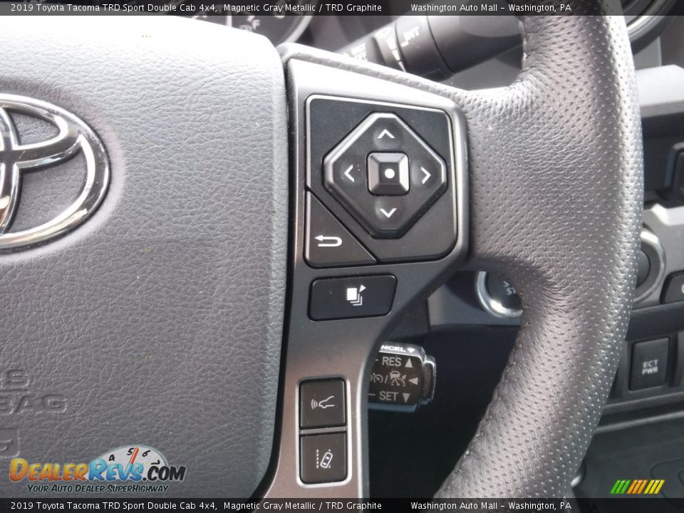 2019 Toyota Tacoma TRD Sport Double Cab 4x4 Steering Wheel Photo #32