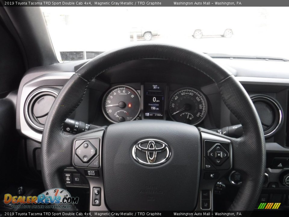 2019 Toyota Tacoma TRD Sport Double Cab 4x4 Steering Wheel Photo #33