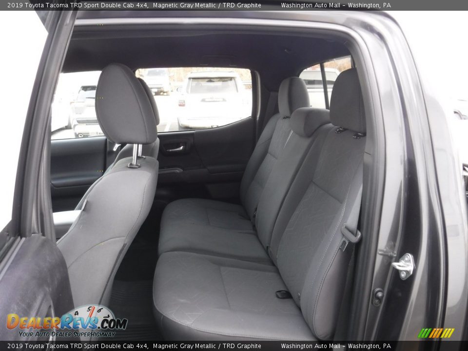 Rear Seat of 2019 Toyota Tacoma TRD Sport Double Cab 4x4 Photo #34
