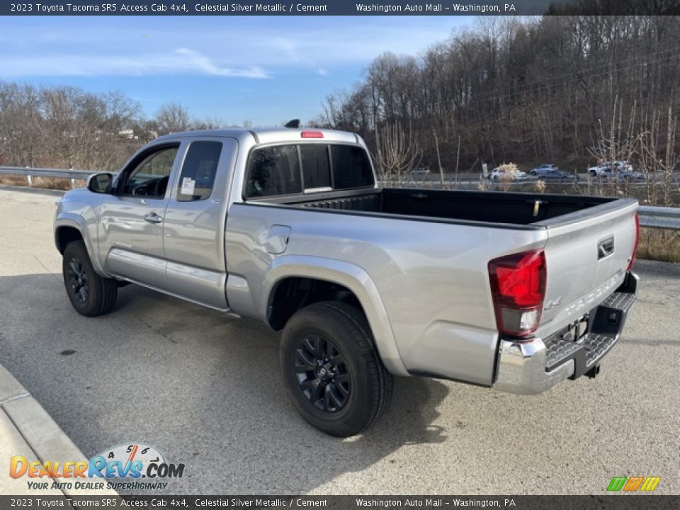 2023 Toyota Tacoma SR5 Access Cab 4x4 Celestial Silver Metallic / Cement Photo #2