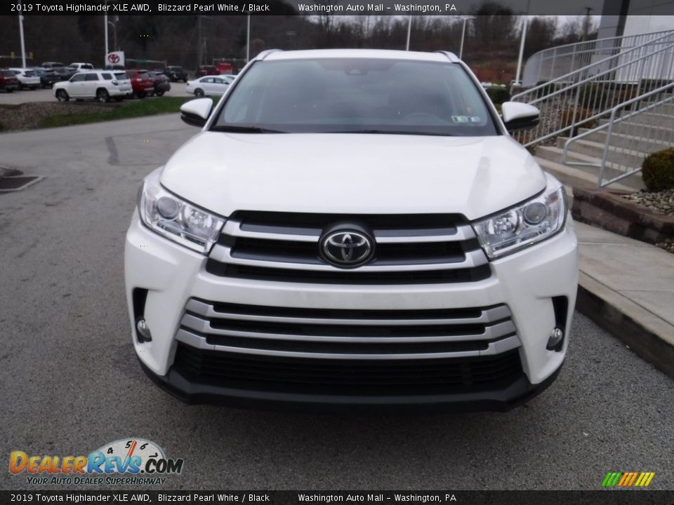 2019 Toyota Highlander XLE AWD Blizzard Pearl White / Black Photo #9