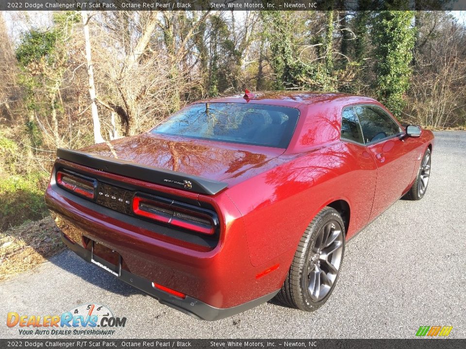 2022 Dodge Challenger R/T Scat Pack Octane Red Pearl / Black Photo #6