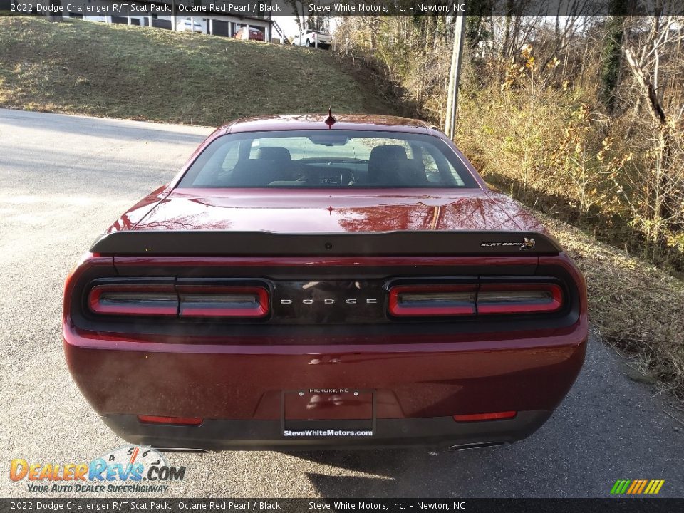 2022 Dodge Challenger R/T Scat Pack Octane Red Pearl / Black Photo #7