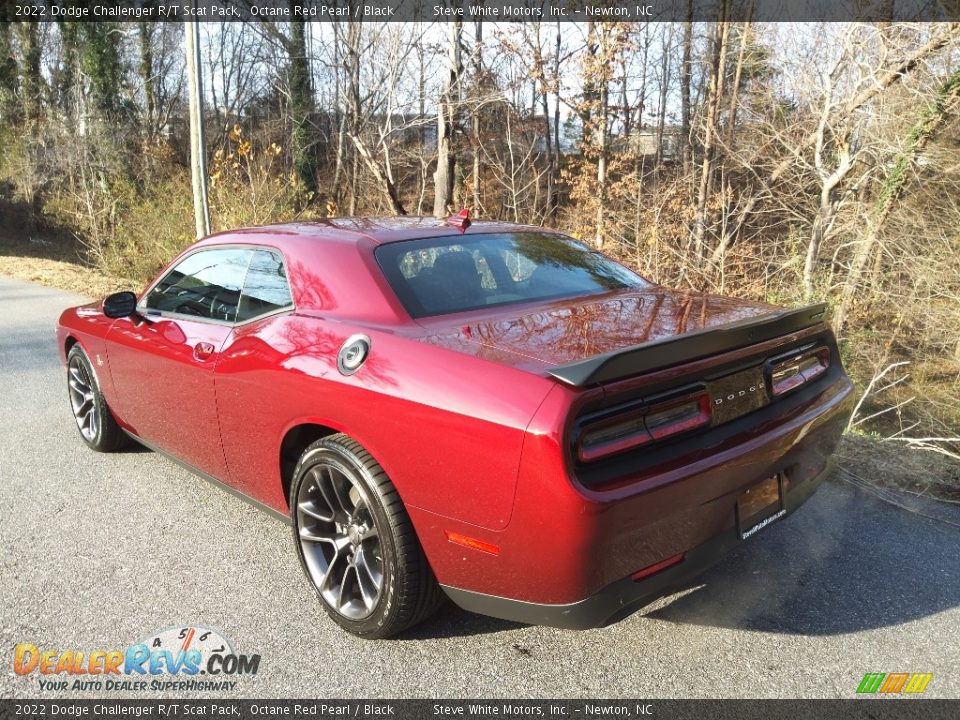 2022 Dodge Challenger R/T Scat Pack Octane Red Pearl / Black Photo #8