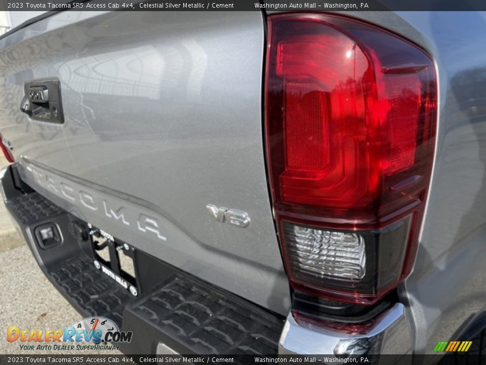 2023 Toyota Tacoma SR5 Access Cab 4x4 Celestial Silver Metallic / Cement Photo #23