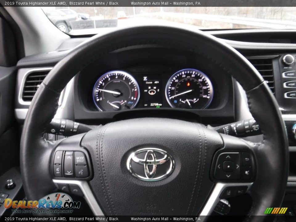 2019 Toyota Highlander XLE AWD Blizzard Pearl White / Black Photo #21