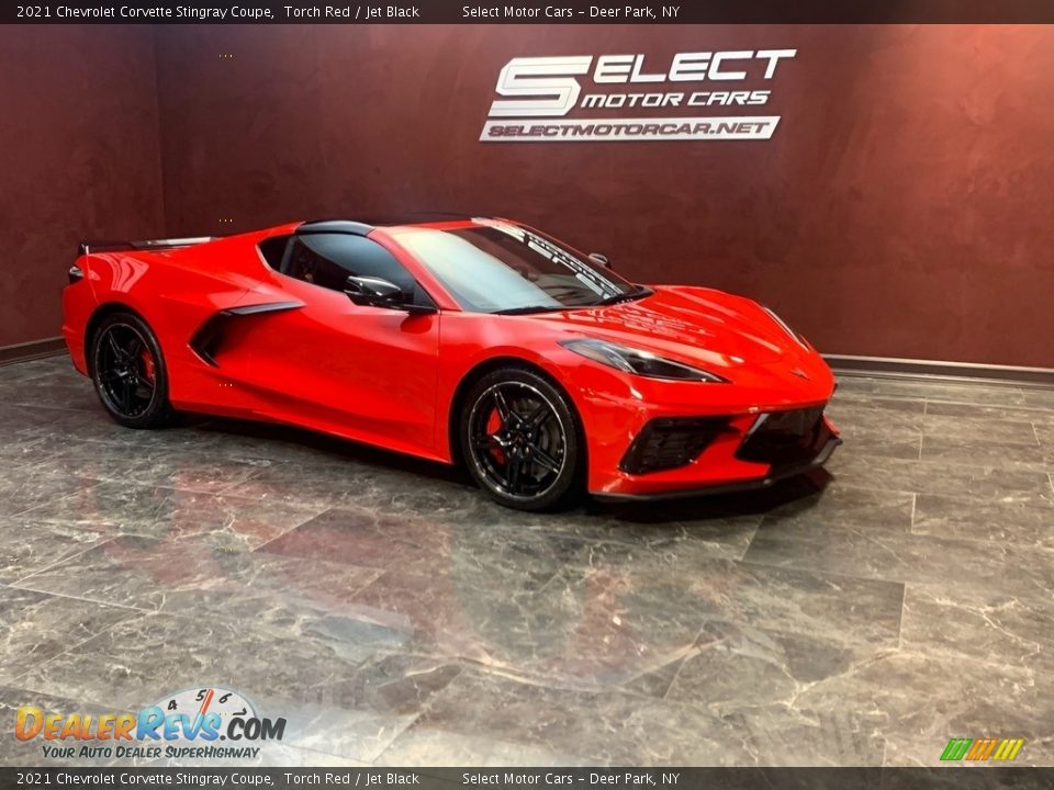 2021 Chevrolet Corvette Stingray Coupe Torch Red / Jet Black Photo #3