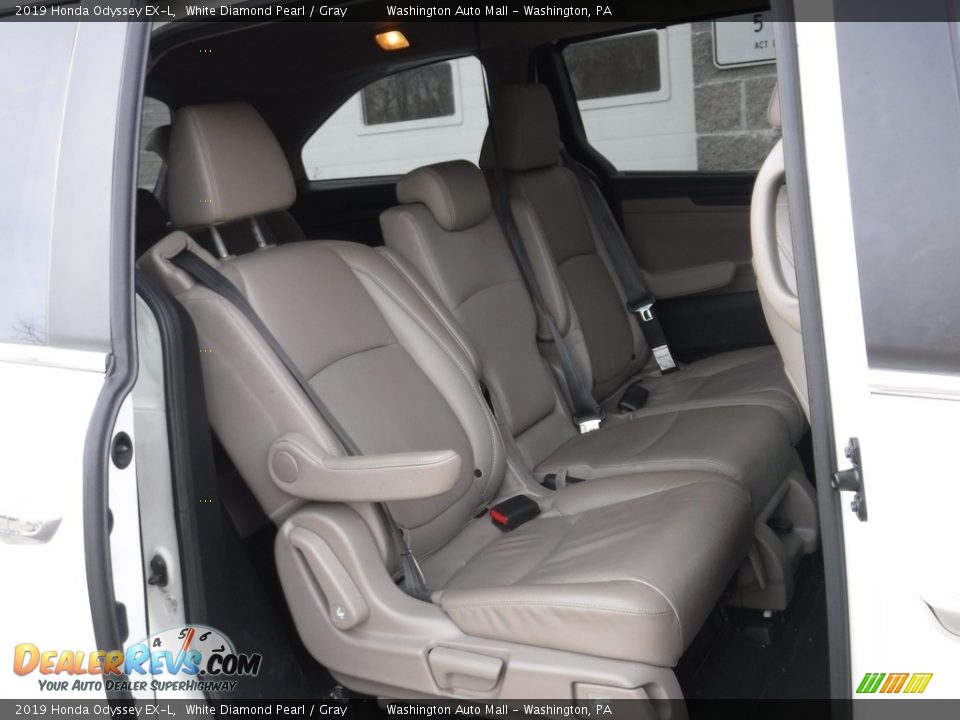 2019 Honda Odyssey EX-L White Diamond Pearl / Gray Photo #26