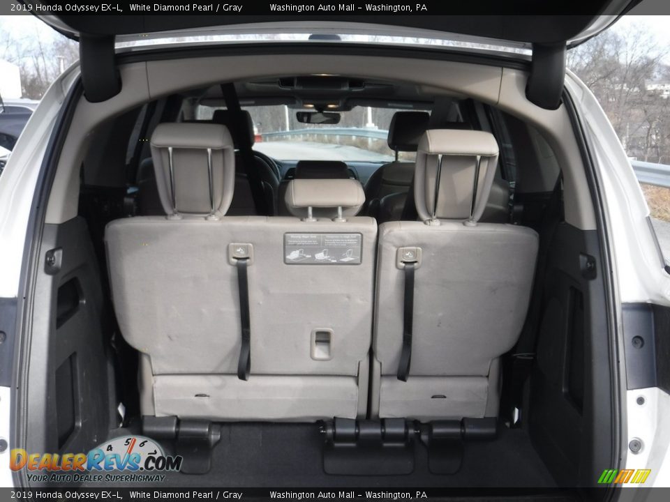 2019 Honda Odyssey EX-L White Diamond Pearl / Gray Photo #29