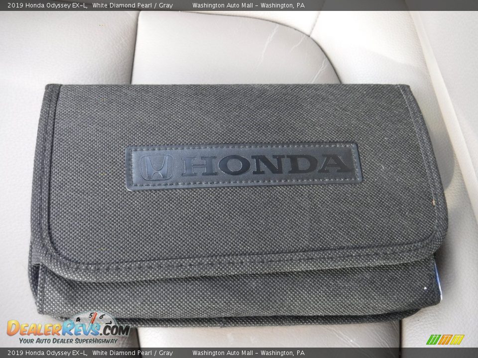 2019 Honda Odyssey EX-L White Diamond Pearl / Gray Photo #31