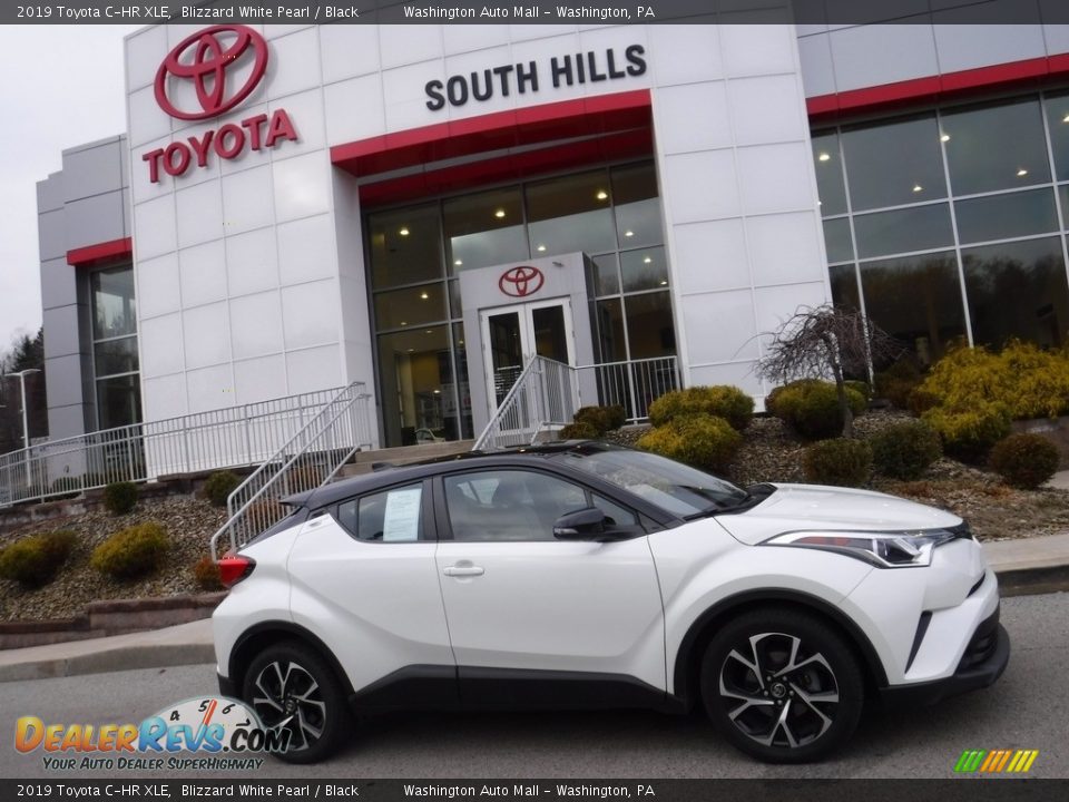 2019 Toyota C-HR XLE Blizzard White Pearl / Black Photo #2