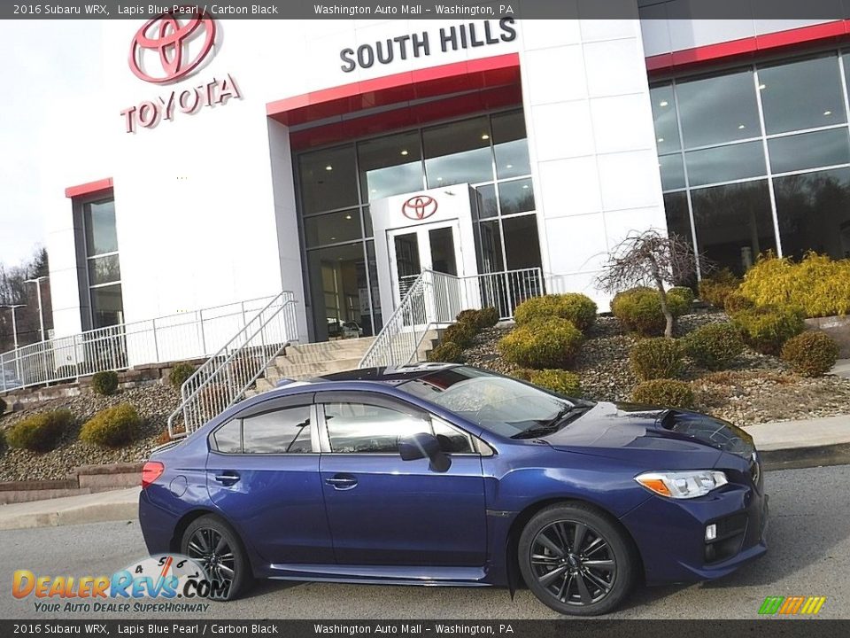 2016 Subaru WRX Lapis Blue Pearl / Carbon Black Photo #2