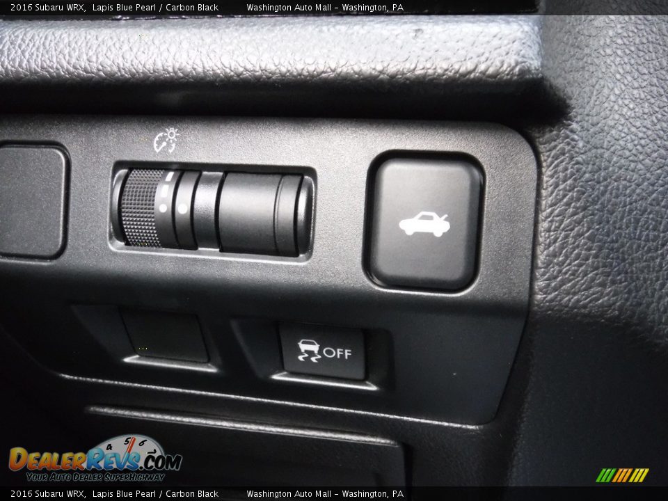 2016 Subaru WRX Lapis Blue Pearl / Carbon Black Photo #24