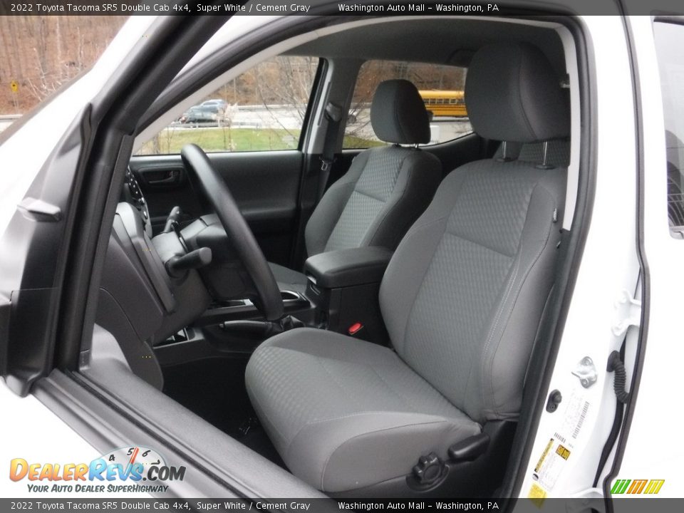 Front Seat of 2022 Toyota Tacoma SR5 Double Cab 4x4 Photo #16