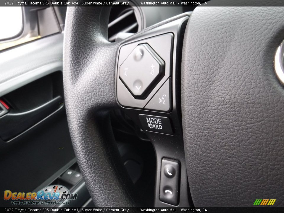 2022 Toyota Tacoma SR5 Double Cab 4x4 Steering Wheel Photo #26