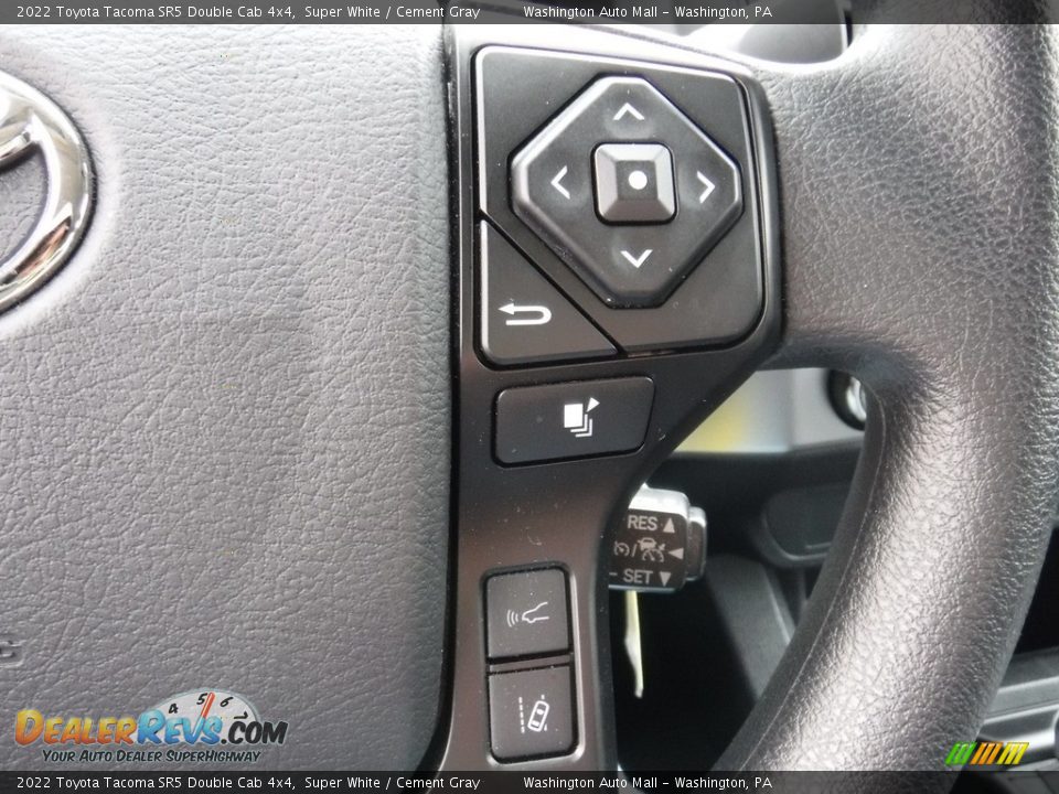 2022 Toyota Tacoma SR5 Double Cab 4x4 Steering Wheel Photo #27