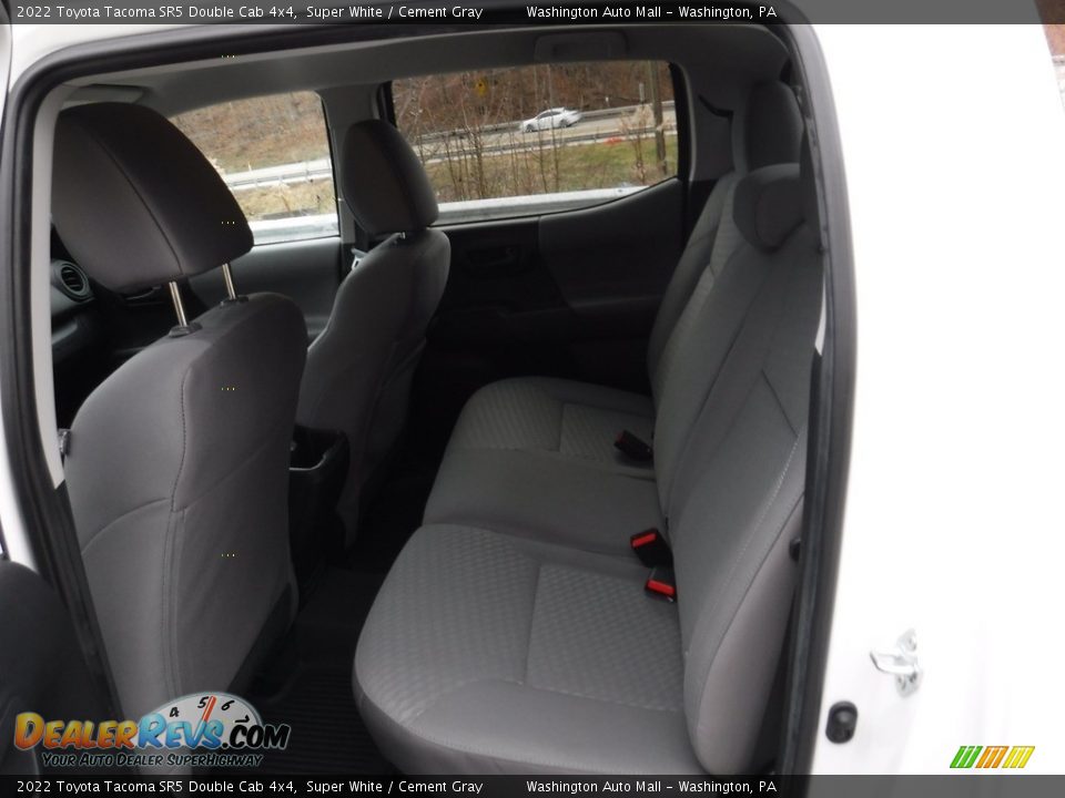 Rear Seat of 2022 Toyota Tacoma SR5 Double Cab 4x4 Photo #29